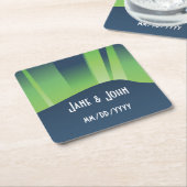 Winter Wonderland Auroras Paper Onderzetter (Schuin)