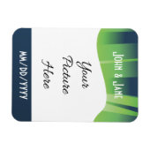 Winter Wonderland Auroras Save-the-Date Magnet Magneet (Horizontaal)