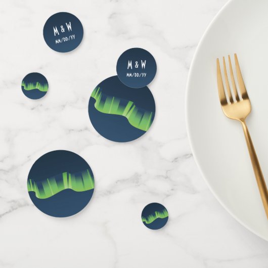 Winter Wonderland Auroras Tafel Confetti (Groep)