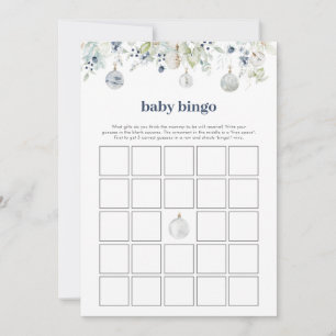 Winter Wonderland Baby Bingo Baby shower spel