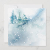 Winter Wonderland Baby Het is koud buiten Kaart (Achterkant)