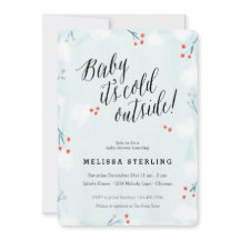 Winter Wonderland Baby Het is koude buitenkant