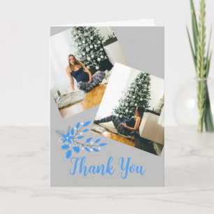Winter wonderland baby shower 2 foto bedankkaart