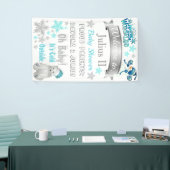 Winter Wonderland Baby shower Banner (Beurs)