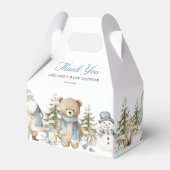 Winter Wonderland Baby Shower Bedankdoosjes (Achterkant)