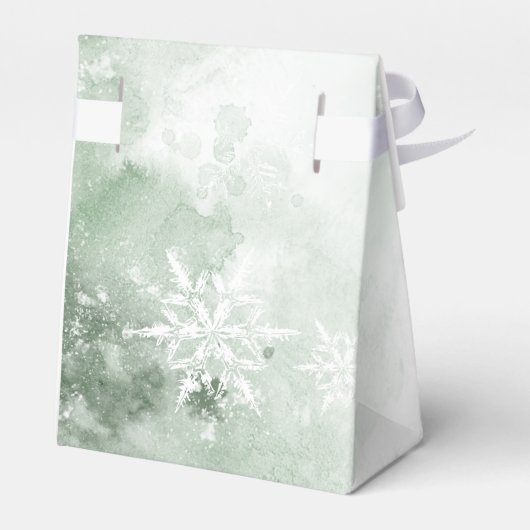 Winter wonderland baby shower bedankdoosjes (Achterkant)