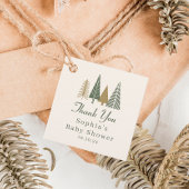 Winter Wonderland Baby shower Bedankt Bedankjes Labels