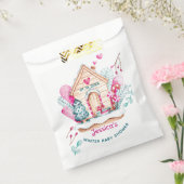 Winter Wonderland Baby Shower Bedankzakje (Gezegeld)