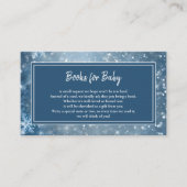 Winter Wonderland Baby shower Boeken Aanvraag Informatiekaartje (Voorkant)