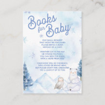 Winter Wonderland Baby shower Books for Baby