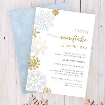 Winter Wonderland Baby shower Invitation