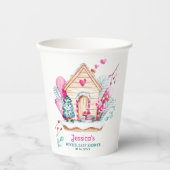 Winter Wonderland Baby Shower Papieren Bekers (Voorkant)