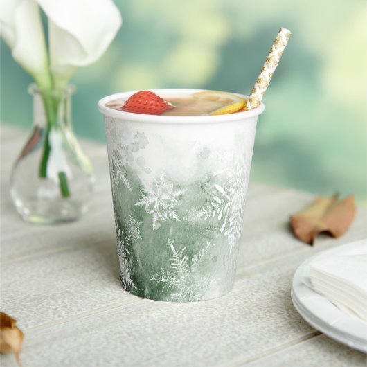 Winter wonderland baby shower papieren bekers (Insitu)