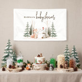 Winter Wonderland Baby Shower Spandoek