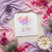 Winter Wonderland baby shower uitnodiging