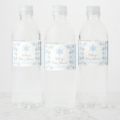 Winter Wonderland Baby shower Waterflesetiketten Waterfles Etiket (Flessen)