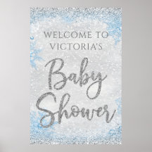 Winter Wonderland Baby shower Welkomstteken