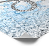 Winter Wonderland Baby shower Welkomstteken Poster (Hoek)