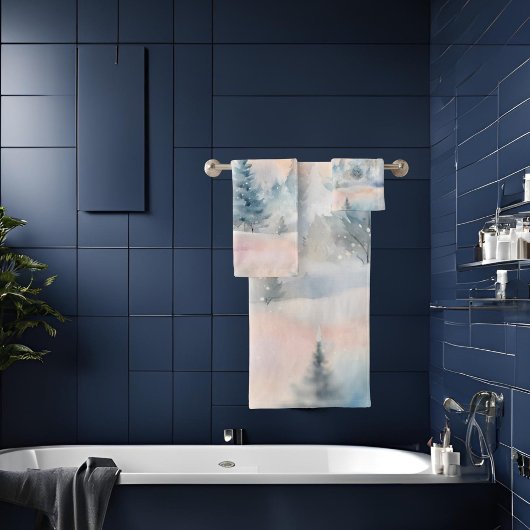 Winter Wonderland Bad Handdoek