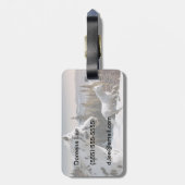 Winter Wonderland Bagagelabel (Achterkant verticaal)