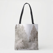 Winter Wonderland Bags Festive Holiday Canvas tass Tote Bag (Voorkant)
