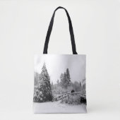 Winter Wonderland Bags Holiday Snow Canvas tassen (Voorkant)