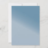 Winter Wonderland Balloons Blue New Year's Eve Kaart (Achterkant)