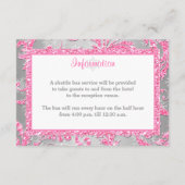 Winter Wonderland Bat Mitzvah Enclosure 2 Informatiekaartje (Achterkant)