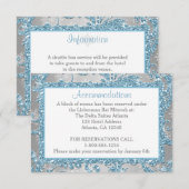 Winter Wonderland Bat Mitzvah Enclosure 2 Informatiekaartje (Voorkant / Achterkant)