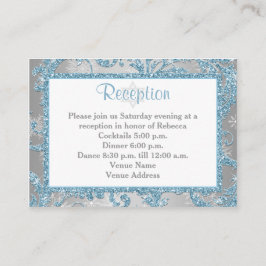 Winter Wonderland Bat Mitzvah Insert 3 Informatiekaartje