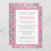 Winter Wonderland Bat Mitzvah Uitnodiging 2 (Voorkant / Achterkant)