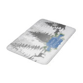 Winter Wonderland Bath Mat - Blue (Gekanteld)