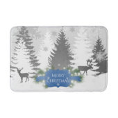Winter Wonderland Bath Mat - Blue (Voorkant)