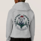 Winter Wonderland Bear – Cute Santa Hat Christmas  (Achterkant)