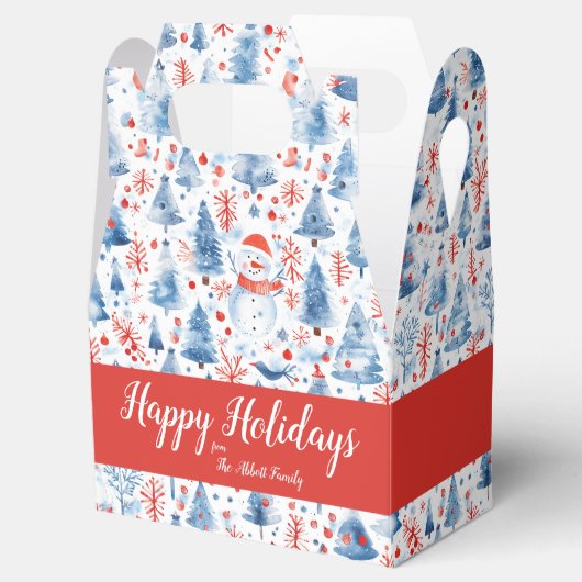 Winter Wonderland Bedankdoosjes (Geopend)