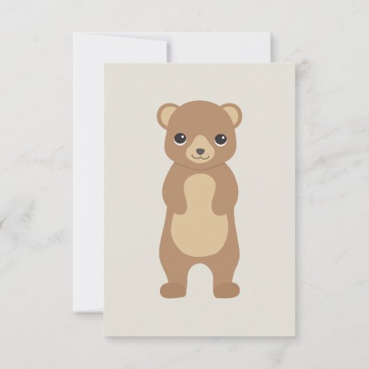 Winter Wonderland Bedankkaart (Achterkant)