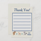 Winter Wonderland Bedankkaart (Voorkant / Achterkant)