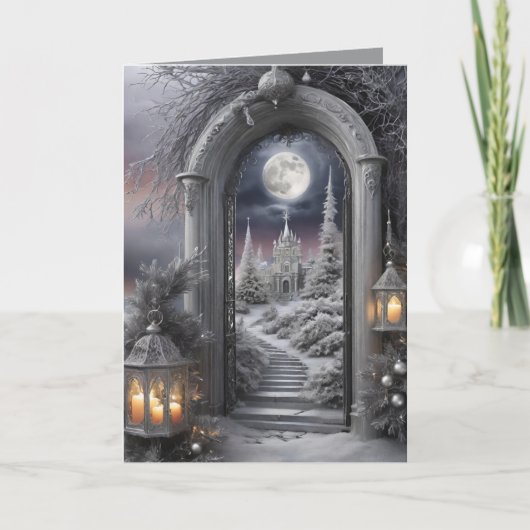 Winter Wonderland Bedankkaart (Voorkant)
