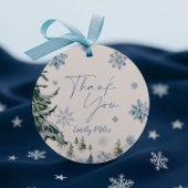 Winter Wonderland Bedankt Bedankjes Labels