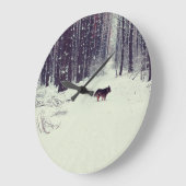 Winter Wonderland: besneeuwd dennenbos Grote Klok (Hoek)