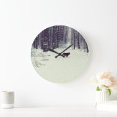 Winter Wonderland: besneeuwd dennenbos Grote Klok (Huis)