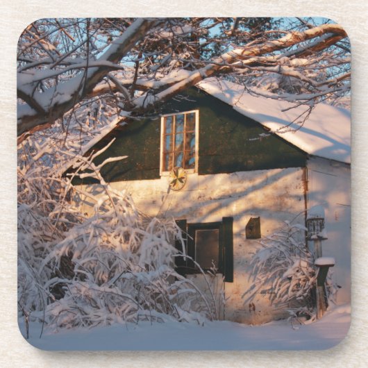 Winter Wonderland Bier Onderzetter (Voorkant)