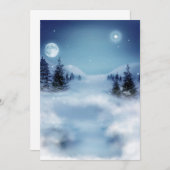 Winter Wonderland bij nacht (Voorkant / Achterkant)