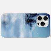 Winter Wonderland bij nacht Case-Mate iPhone Case (Achterkant (horizontaal))