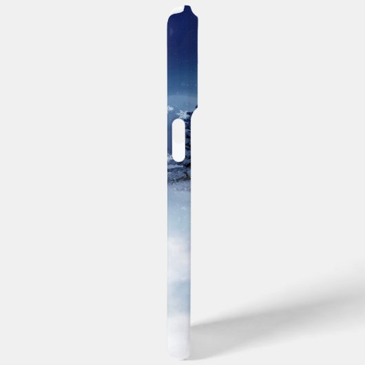 Winter Wonderland bij nacht Case-Mate iPhone Case (Achterkant / Rechts)