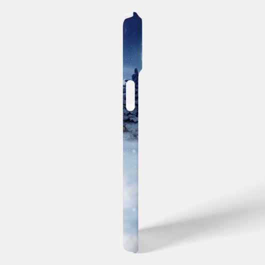 Winter Wonderland bij nacht Case-Mate iPhone Case (Achterkant / Rechts)