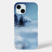 Winter Wonderland bij nacht Case-Mate iPhone Case (Achterkant)