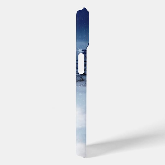 Winter Wonderland bij nacht Case-Mate iPhone Case (Achterkant / Rechts)