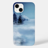 Winter Wonderland bij nacht Case-Mate iPhone Case (Achterkant)