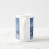 Winter Wonderland bij nacht Porselein Kop (Achterkant)